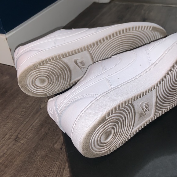 MENS NIKE ALL WHITE COURT VISION LOW SIZE 12 🏀⭐️ - Picture 7 of 8